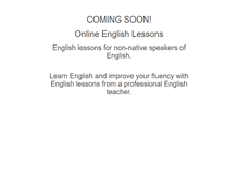 Tablet Screenshot of online-english-lessons.com
